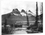 The Three Sisters, Canmore, Canadian Pacific Railway by John L Stoddard
