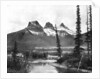 The Three Sisters, Canmore, Canadian Pacific Railway by John L Stoddard