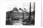 The Three Sisters, Canmore, Canadian Pacific Railway by John L Stoddard