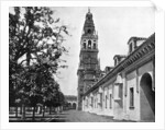 Court of Oranges and Mosque, Cordoba, Spain by John L Stoddard