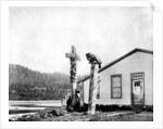 Totem Poles, Alaska, USA by John L Stoddard