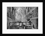 Sistine Chapel, Vatican, Rome by John L Stoddard