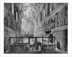 Sistine Chapel, Vatican, Rome by John L Stoddard