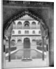 Court of the Myrtles, Alhambra, Spain by John L Stoddard