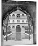 Court of the Myrtles, Alhambra, Spain by John L Stoddard