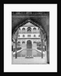 Court of the Myrtles, Alhambra, Spain by John L Stoddard