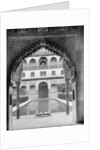 Court of the Myrtles, Alhambra, Spain by John L Stoddard