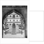 Court of the Myrtles, Alhambra, Spain by John L Stoddard