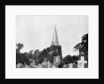 Churchyard of Stoke-Pogis, England by John L Stoddard