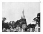 Churchyard of Stoke-Pogis, England by John L Stoddard
