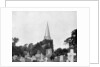 Churchyard of Stoke-Pogis, England by John L Stoddard