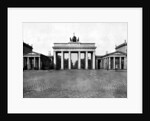 Brandenburg Gate, Berlin by John L Stoddard