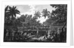 A Human Sacrifice in a Morai, in Otaheite; in the presence of Captain Cook by Anonymous