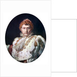 Napoleon I in his coronation robe by Anonymous