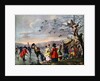 Winter Amusement: A View in Hyde Park from the Sluice at the East End by Tookey