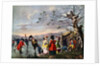 Winter Amusement: A View in Hyde Park from the Sluice at the East End by Tookey