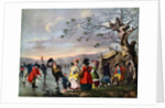 Winter Amusement: A View in Hyde Park from the Sluice at the East End by Tookey