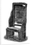 Bede's chair, Jarrow by Anonymous
