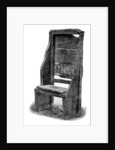 Bede's chair, Jarrow by Anonymous
