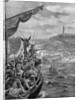 An attack of the Danes on Ireland, 9th century AD by Henry Payne