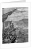 An attack of the Danes on Ireland, 9th century AD by Henry Payne