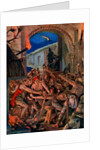 The last feast of Robert De Comines' men at Durham by Richard Caton Woodville II