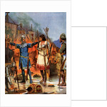 Fitz-Stephen Burns his Boats, 1169 AD by Richard Caton Woodville II