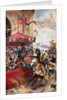 A Joust on London Bridge by Anonymous