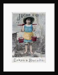 'Jacob and Cos. Cakes & Biscuits', c1900s-c1920s. Advertising postcard by Anonymous