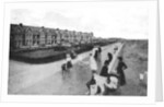 Families out walking on New Parade, East Worthing, West Sussex by Anonymous