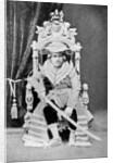 King Thibaw of Burma in full court dress by Anonymous