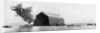A Zeppelin entering its floating shed, c 1900 by Anonymous