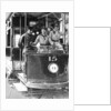 Women learning to drive a tram by Anonymous