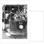 Women learning to drive a tram by Anonymous