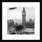The R101 passing over the House of Commons by Anonymous