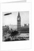 The R101 passing over the House of Commons by Anonymous