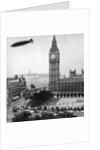 The R101 passing over the House of Commons by Anonymous