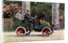 Two Edwardian gentlemen sitting in a motor car by John Swan & Son