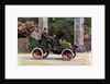 Two Edwardian gentlemen sitting in a motor car by John Swan & Son