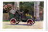 Two Edwardian gentlemen sitting in a motor car by John Swan & Son