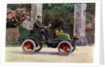 Two Edwardian gentlemen sitting in a motor car by John Swan & Son