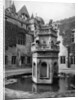 Fountain in the cloisters of Newstead Abbey, Nottingham by Richar Keene