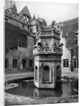 Fountain in the cloisters of Newstead Abbey, Nottingham by Richar Keene