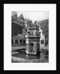 Fountain in the cloisters of Newstead Abbey, Nottingham by Richar Keene
