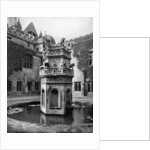 Fountain in the cloisters of Newstead Abbey, Nottingham by Richar Keene