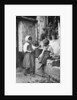Two children in a backyard by Constance Ellis