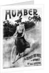 Advertisement for Humber Cycles by Thomas Humber