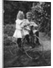Two children on a tricycle by CW Perry