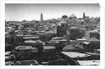 Jerusalem and Dome of the Church of the Holy Sepulchre by Martin Hurlimann