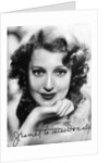 Jeanette MacDonald by Anonymous